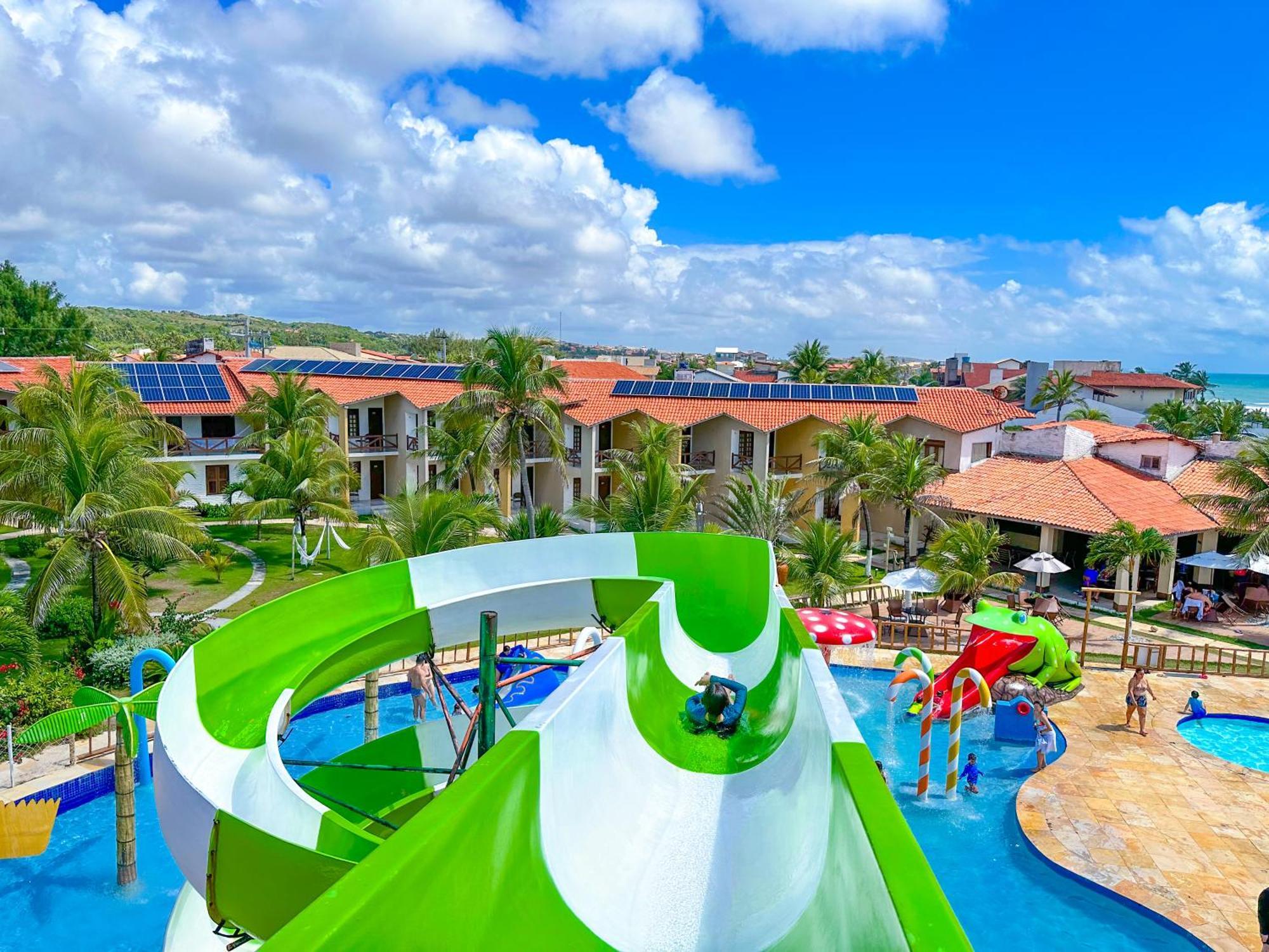 Jangadeiro Praia Hotel Resort - Parque Aquatico E Pe Na Areia Aquiraz Exterior foto