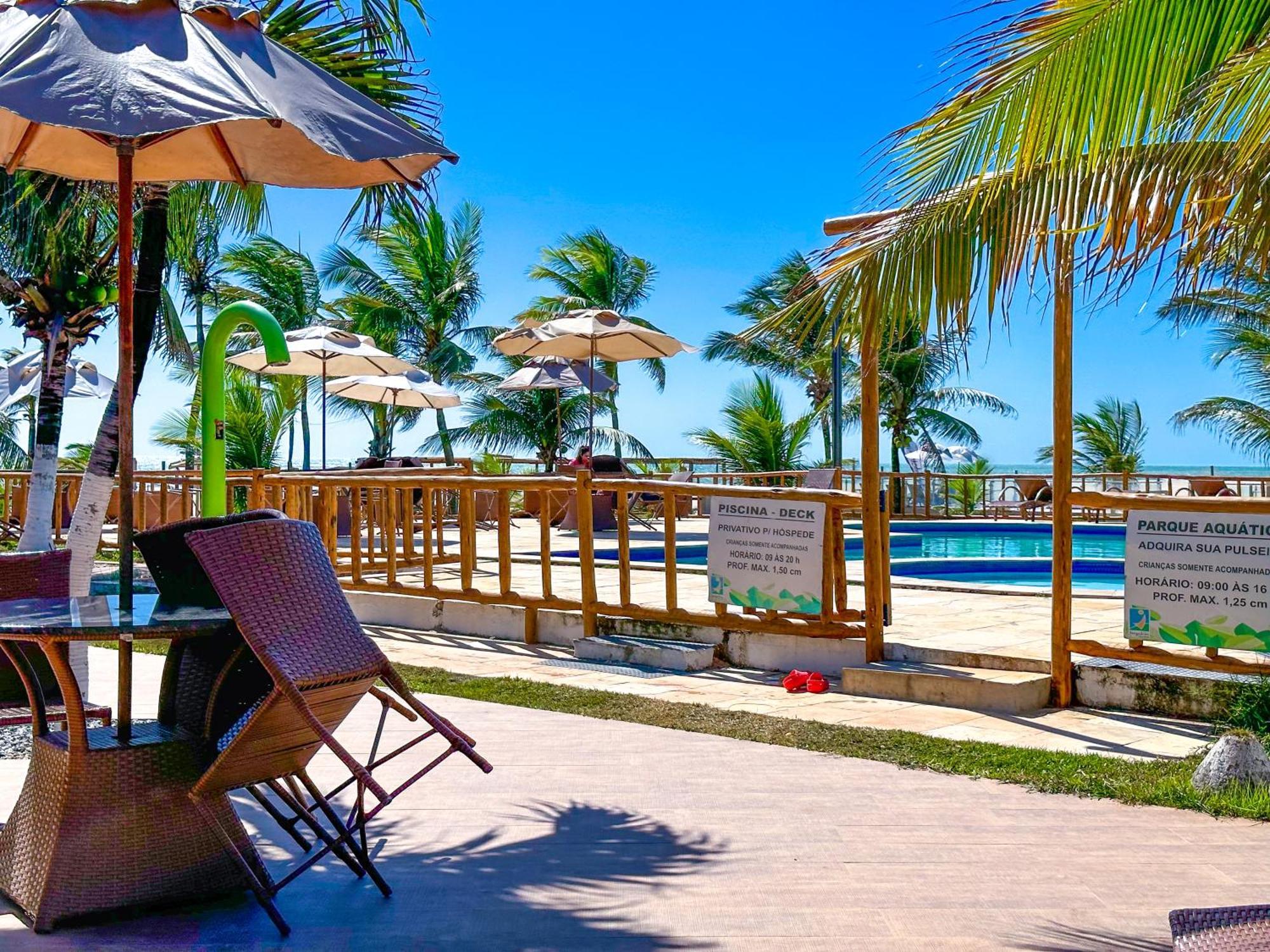 Jangadeiro Praia Hotel Resort - Parque Aquatico E Pe Na Areia Aquiraz Exterior foto