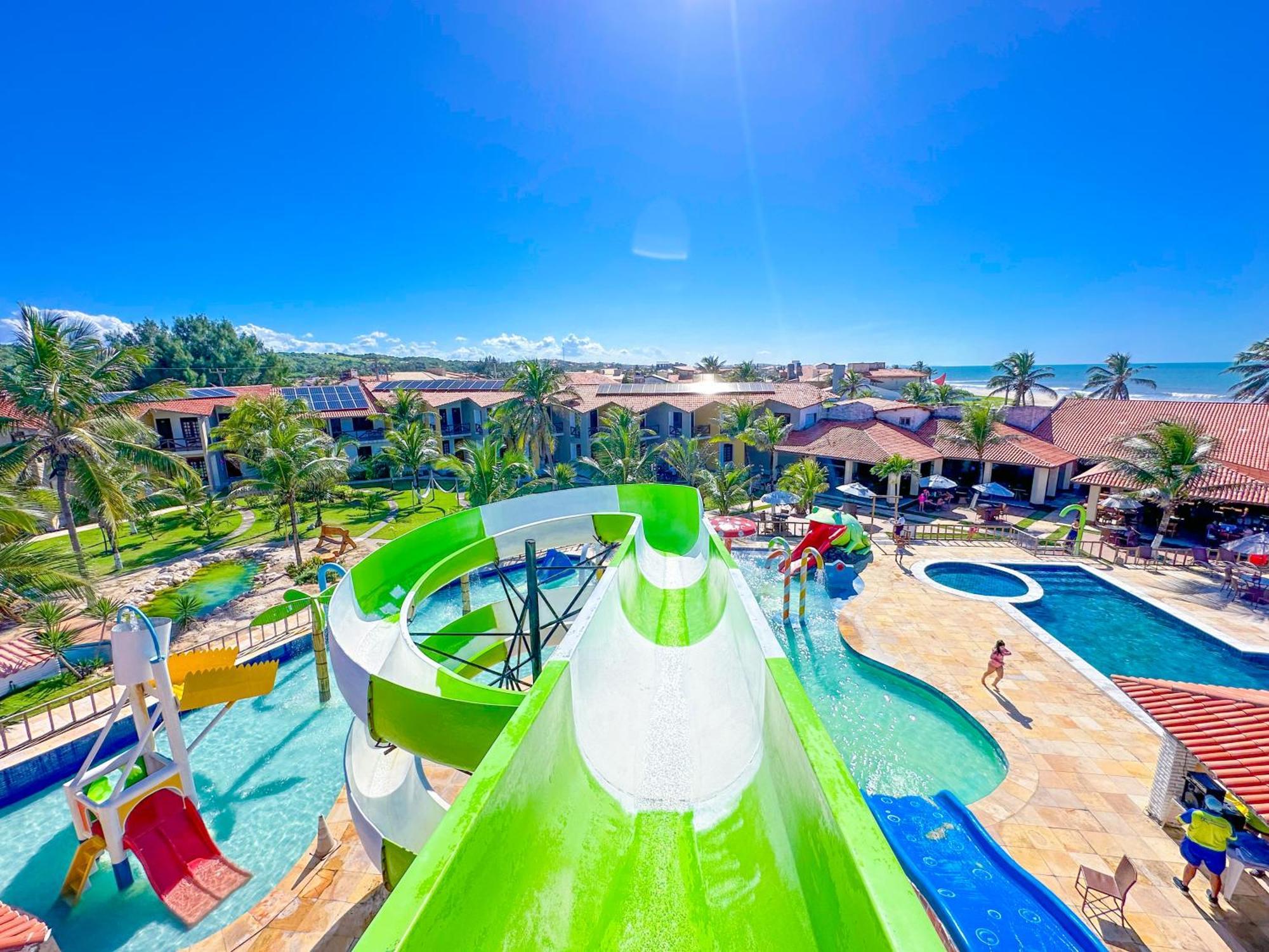 Jangadeiro Praia Hotel Resort - Parque Aquatico E Pe Na Areia Aquiraz Exterior foto